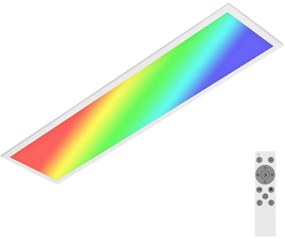 Brilo - RGBW Dimmelhető mennyezeti lámpa SLIM LED/24W/230V 100x25 cm + távirányító