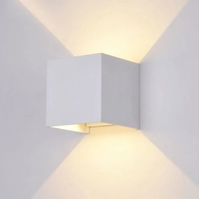 MAYTONI O572WL-L6W FULTON Modern Kültéri Fali Lámpa Fehér LED IP54
