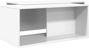 vidaXL Kávasztal Szett 2 pcs Fehér Faanyag