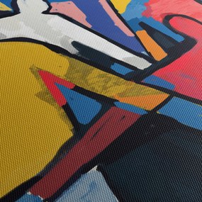 Kép - A férfiak absztrakciója (órával) (90x30 cm)