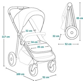Lionelo - Babakocsi EMMA ONE bézs