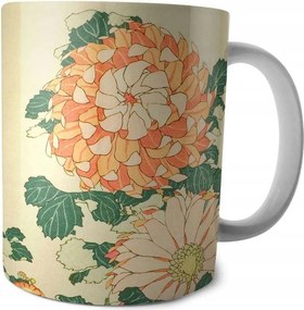 Bögre Krizantém és a méh Katsushika Hokusai