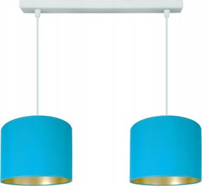 Modern függőlámpa türkiz lámpabúrával 20cm, nappaliba, hálószobába Led Új