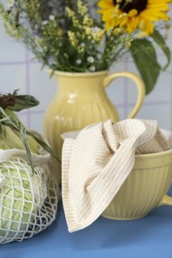 Sárga kerámia tésztástál MYNTE LEMONADE