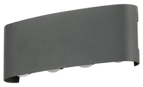 Brilagi - FLAREBOX LED/8W/230V kültéri fali lámpa, antracit, IP65