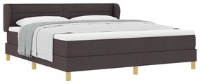 Boxspring Ágy Matrac Káprázatos Barna Színben, 180x200 cm, Textil