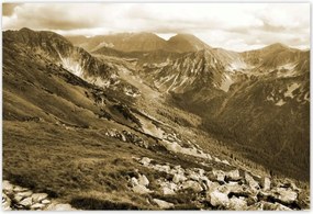 Poszterek 185x125 Tátra Lengyel hegyek Kilátás