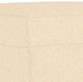 krémszínű szövet pad 70 x 35 x 41 cm