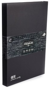 G21 Damascus Premium késkészlet bambusz blokkban, doboz, 5 db + köszörűkő