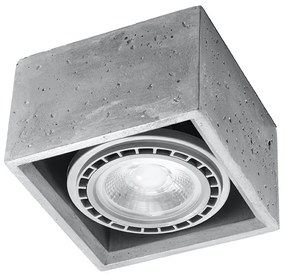 SOLLUX SL-0883 QUATRO Kocka Mennyezeti Lámpa Szürke GU10 IP20