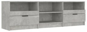 betonszürke szerelt fa TV-szekrény 69,5x30x50 cm