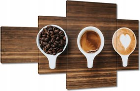 Vászonkép 130x80 Kávé a csészék szakértőjének