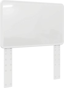 vidaXL Fejtámla Fényes Fehér 90 cm Faanyag