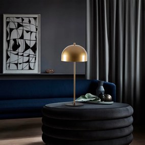 Aranyszínű asztali lámpa fém búrával (magasság 58 cm) Can – Opviq lights
