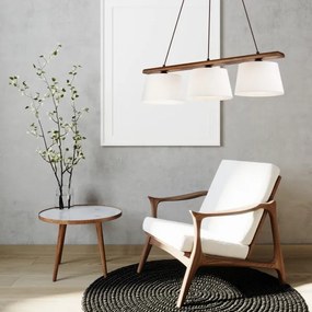 AIDA 3xE27/60W/230V dió függeszték, dió színű