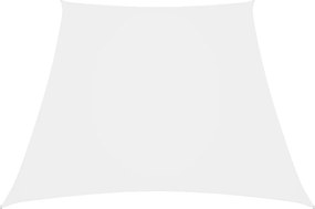 vidaXL fehér trapéz alakú oxford szövet napvitorla 3/4 x 3 m