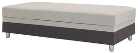 Egyszemélyes ágy 85 cm Sodak (sötétszürke + barna-szürke) (tárolóhellyel). 1100768