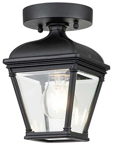 Elstead BAYVIEW-PORCH-BK - Kültéri mennyezeti lámpatest BAYVIEW 1xE27/60W/230V IP44 BAYVIEW-PORCH-BK