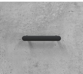betonszürke szerelt fa cipőpolc 102 x 35 x 55 cm