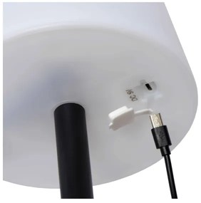 Lucide 13815/02/99 - LED RGBW Dimmelhető asztali lámpa RIO LED/1,8W/3,7V fekete