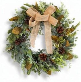 Karácsonyi ajtókoszorú WINTER GREEN Ø 45 cm