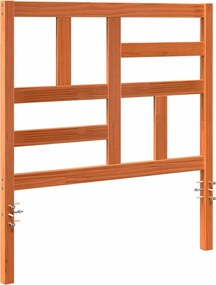 Ágyszerkezet Fejtámla fejtámlával Viaszbarna 80.5 x 4 x 104 cm