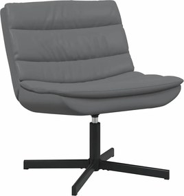 vidaXL Forgószék Szürke 63 x 75 x 76 cm PU