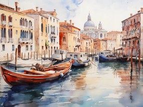Poszter 80x60cm Velencei impresszió