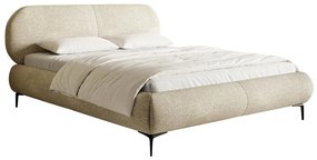Franciaágy 180 cm Octave 180B (ágyráccsal) (bézs + fekete) . 1099937