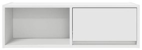 2 db fehér szerelt fa TV-szekrény 80x31x25,5 cm