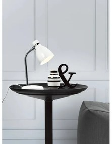 Nordlux - Asztali lámpa CYCLONE 1xE14/15W/230V fehér