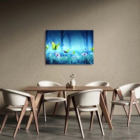 Kép - Misztikus erdei tisztás (üvegen) (70x50 cm)