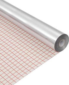 vidaXL Öntapadós tükörfólia Ezüst 90 x 1000 cm PET