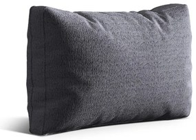 Sötétszürke buklé párna kanapéra Kemi – Cosmopolitan Design