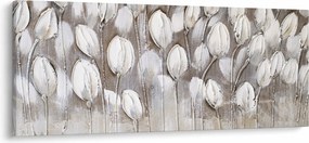 Kép - Strukturált tulipánok (120x50 cm)