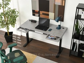 PC asztal Osto 140 (beton + fekete). 1109835
