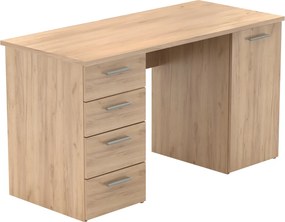 Íróasztal, artisan tölgy, EUSTACH