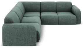 Petróleum színű sarokkanapé (variálható-L alakú) Molino – Micadoni Home