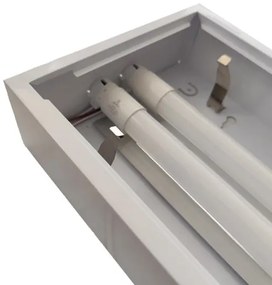 Fénycsöves lámpa T8 2xG13/18W/230V 120 cm fehér