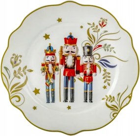 4 x Tányér desszertes tányér Karácsonyi diótörő