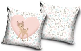 Disney Bambi Love párnahuzat 40x40 cm Velúr