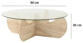 Hima Travertine konferenciaasztal
