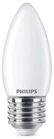 Philips B35 E14 filament LED gyertya fényforrás, dimmelhető, 3.4W=40W, 2200-2700K, 470 lm, 220-240V