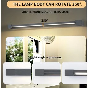 Brilagi - LED kültéri fali lámpatest AQUA LINE LED/24W/230V 90 cm IP44 antracit