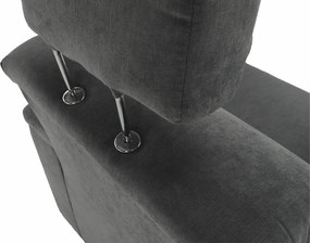 Fotel, szürke szövet, SANTIAGO