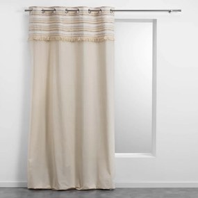 Natúr színű pamut függöny 140x240 cm Atlas – douceur d'intérieur