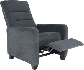 Relaxáló fotel, szürke, TURNER