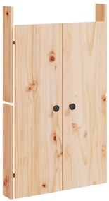 vidaXL tömör fenyőfa kültéri konyhaszekrény