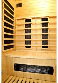 Sauna DeLuxe 2220 CB / CR, világosbarna