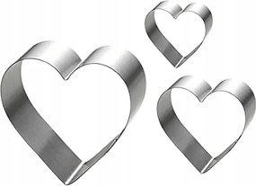 Fejpánt Tortaforma Szív Alakú Szív Valentin Napi Tortaforma 3db